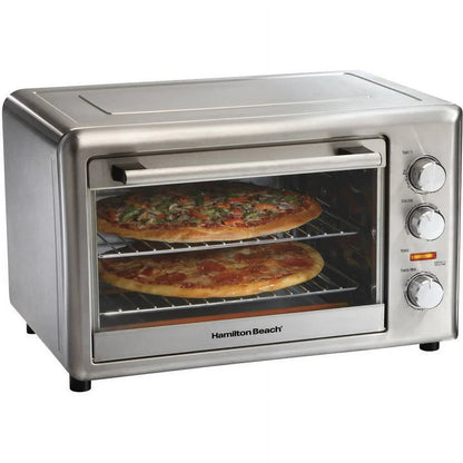 Countertop Oven with Convection and Rotisserie, Baking, Broil, Extra Large Capacity, Stainless Steel, 31103