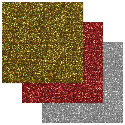 ® Glitter Iron-On™ Vinyl Sampler, Sangria, 12" X 12"