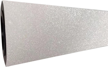 H-E DTF Glitter Transfer Film 23.6In X 32.8Ft Glitter DTF Film Roll, Cold Peel Glossy DTF Glitter Film for Direct to Film Printing DIY