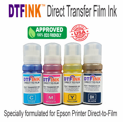 Epson Printer with DTF Ink + Heat Press 15"X15" Printing Heat Transfer T-Shirt