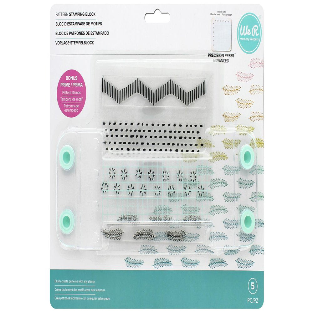 Pattern Stamping Block 5Pcs-