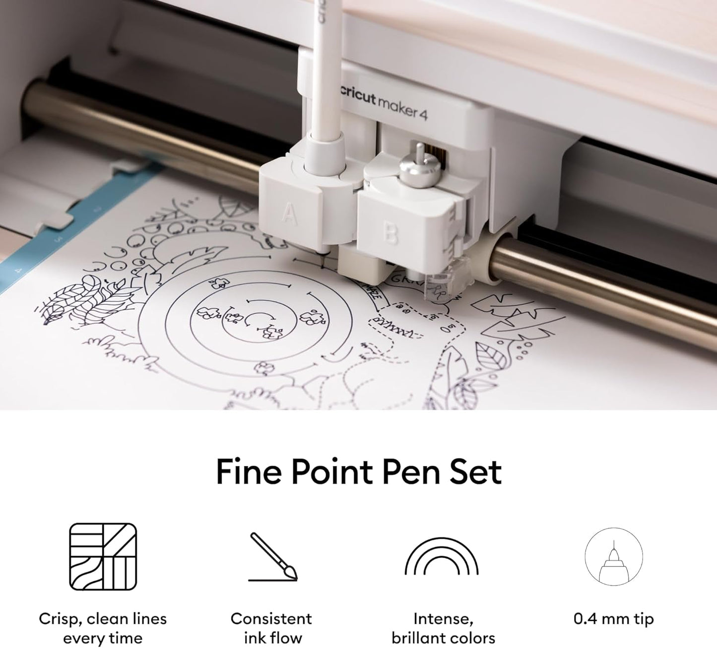 Cricut® Fine Point Pen Set, 0.4 Mm (6 Ct)