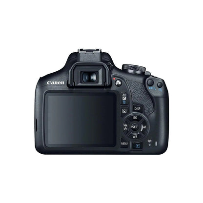 Canon EOS Rebel T7 / EOS 2000D 24MP DSLR Camera W/Ef-S 18-55Mm F/3.5-5.6 Is II Lens + LED Light + 64GB Memory + Filters + Case + Tripod + Grips + Hood, and More (24Pc Bundle) (International Version)