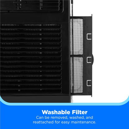 (2 Pack)  6,000 BTU 115V Window Air Conditioner with Comfort Sense Remote, up to 250 Sq. Ft., Black, MAW06R1WBL-T, New