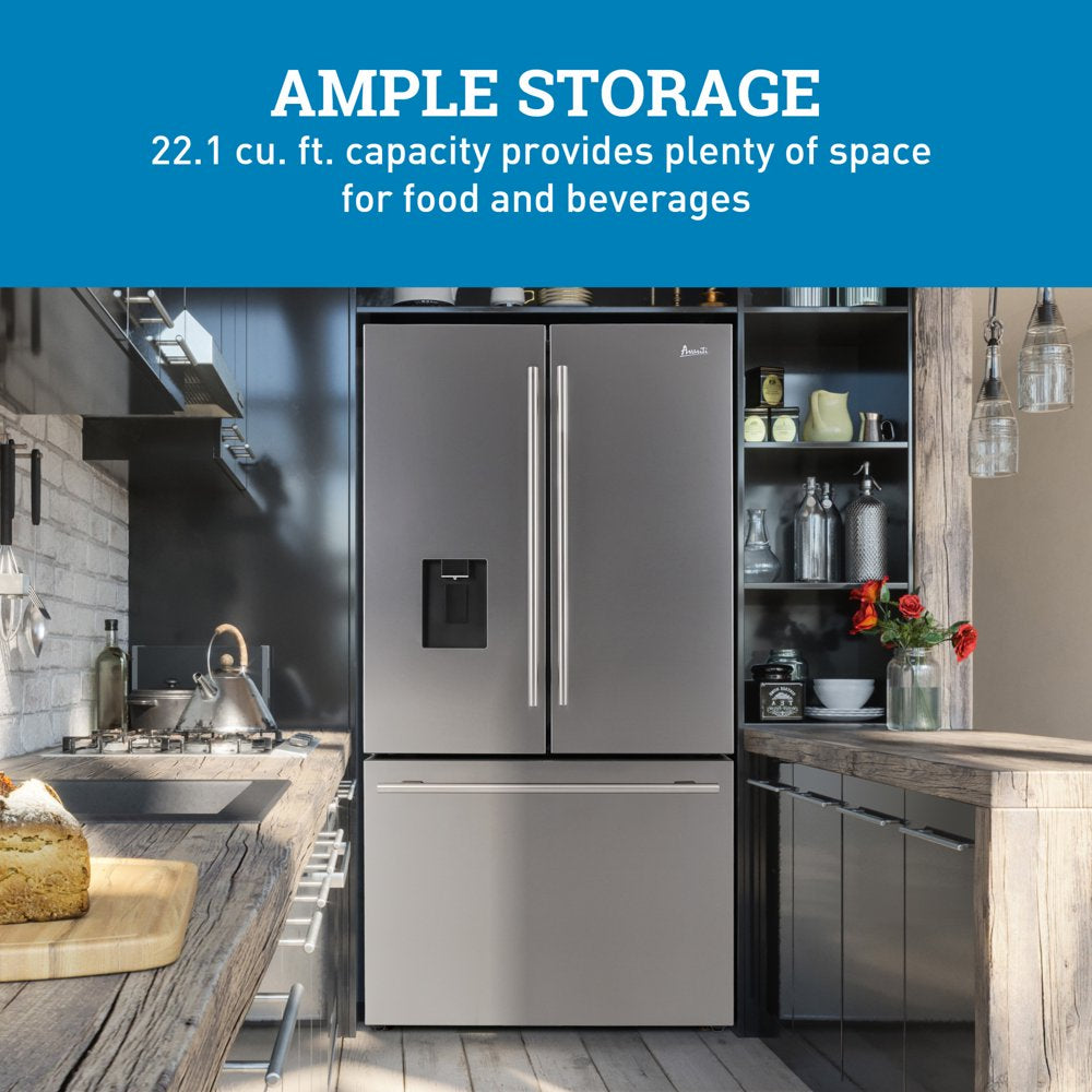 Refrigerator, 22.1 Cu Ft Capacity, in Stainless Steel (FFFD22IWR3S)