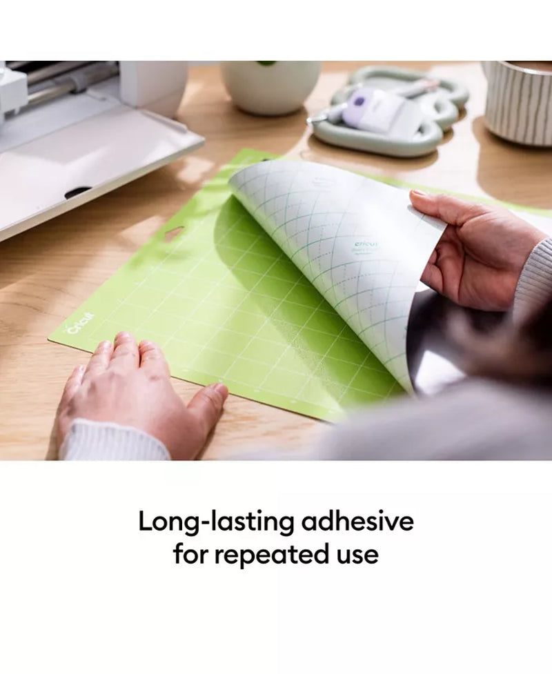 Standard Grip Adhesive Machine Cutting Mats - 12 in X 12 In, 6 Count