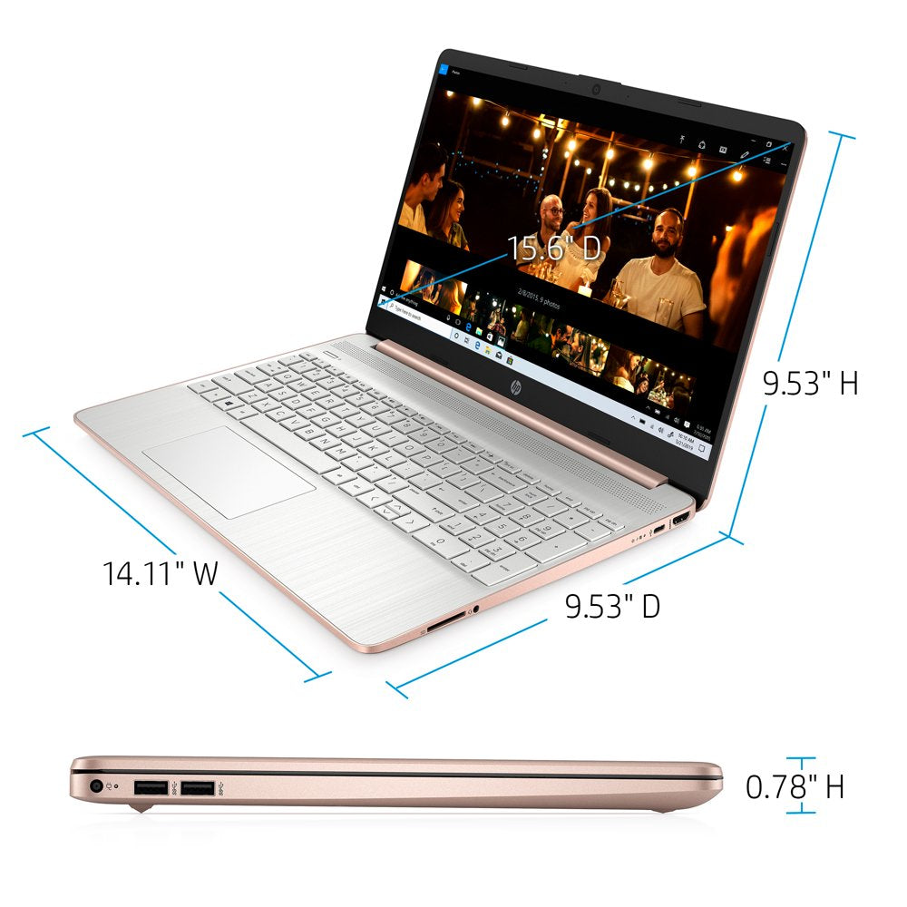 15.6" Ryzen 5 8GB/256GB Laptop-Rose Gold