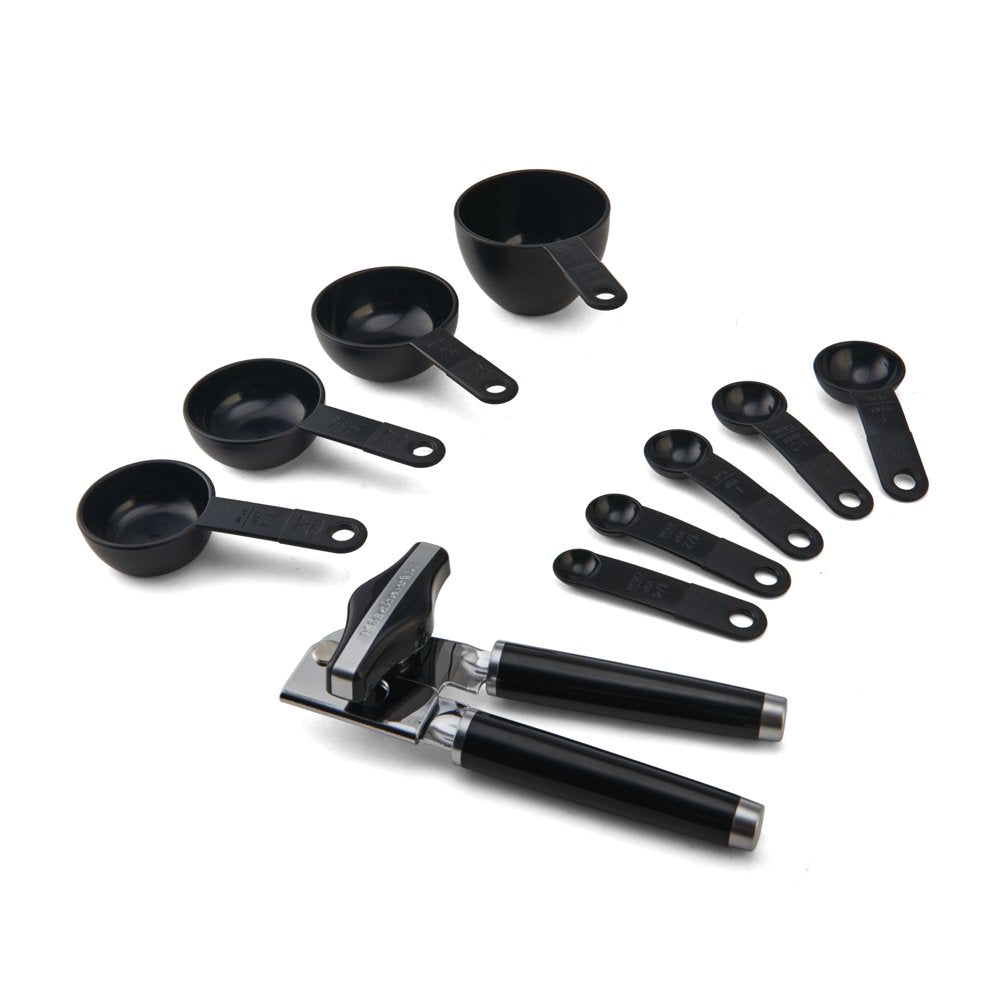 15-Piece Tool and Gadget Set in Black