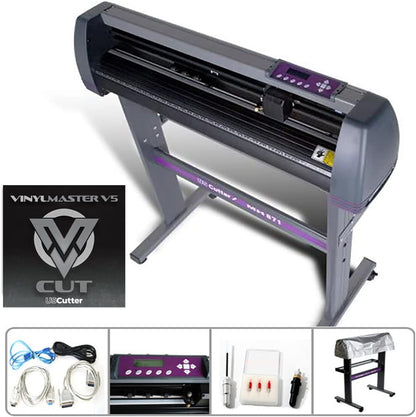 34" MH Vinyl Cutter with Stand + 9" X 12" Swing Arm Heat Press Machine
