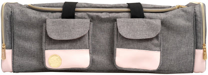 We R Crafter'S Machine Tote-Pink & Grey