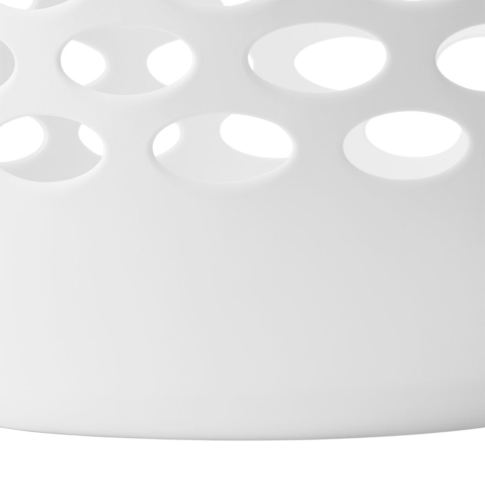 Flexible round Laundry Hamper, White