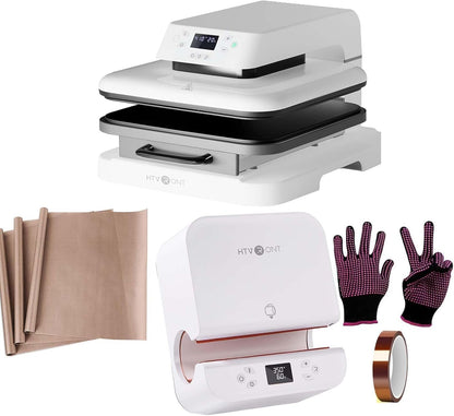Auto Heat Press Machine for T Shirts, Auto Tumbler Heat Press, White