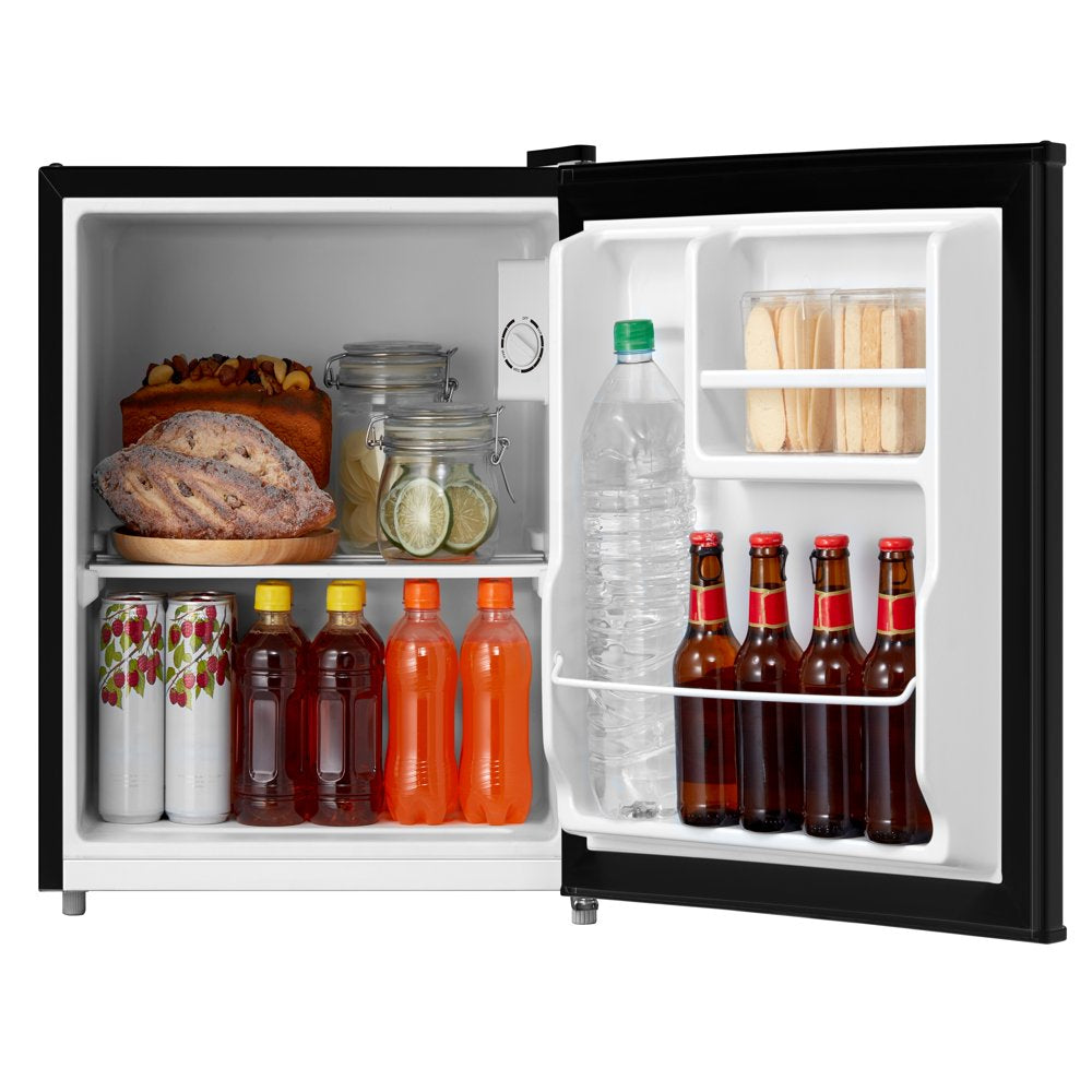 1.7 Cu Ft No Freezer Mini Fridge, Black, E-Star, ARM17A5ABB