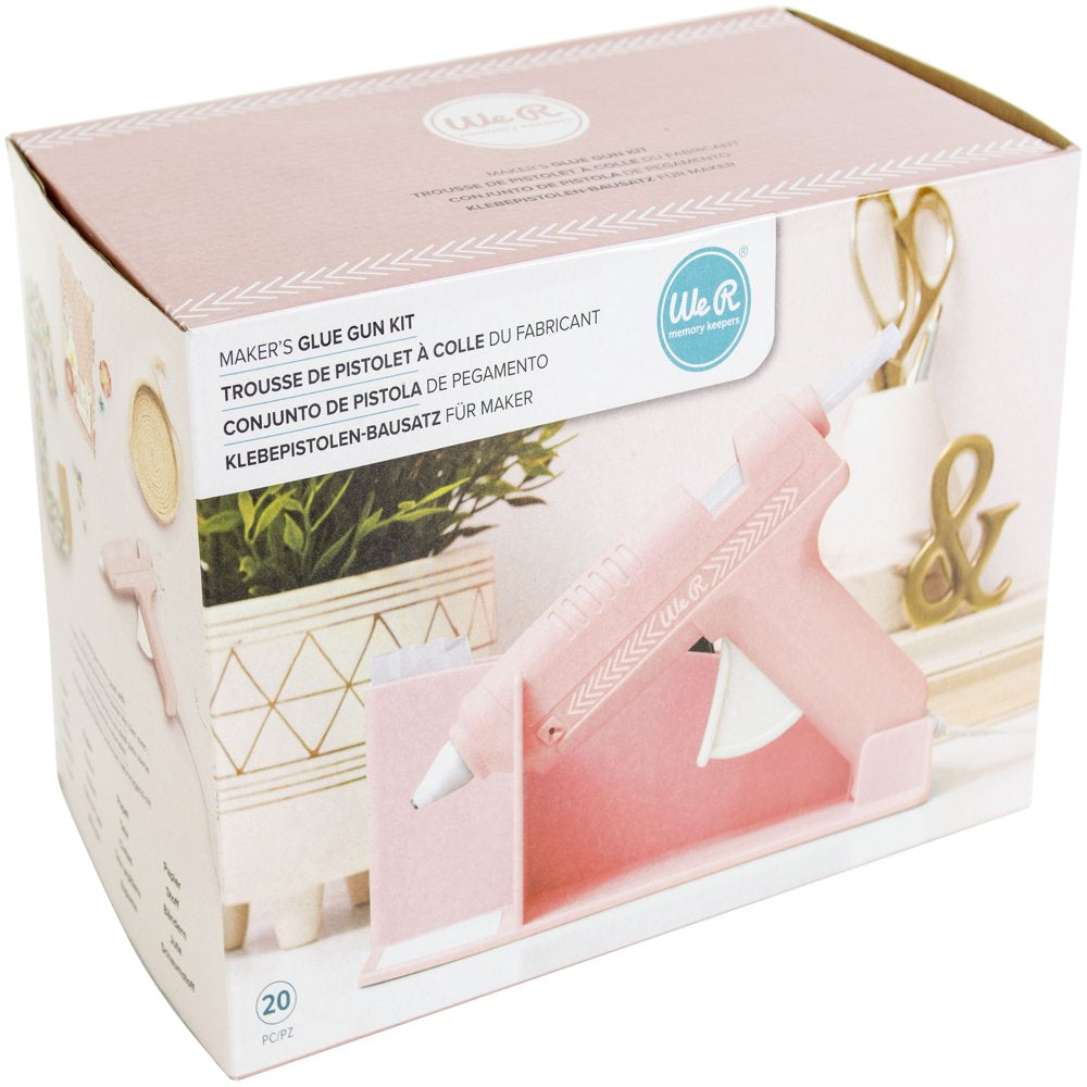 Maker'S Glue Gun Kit-Pink