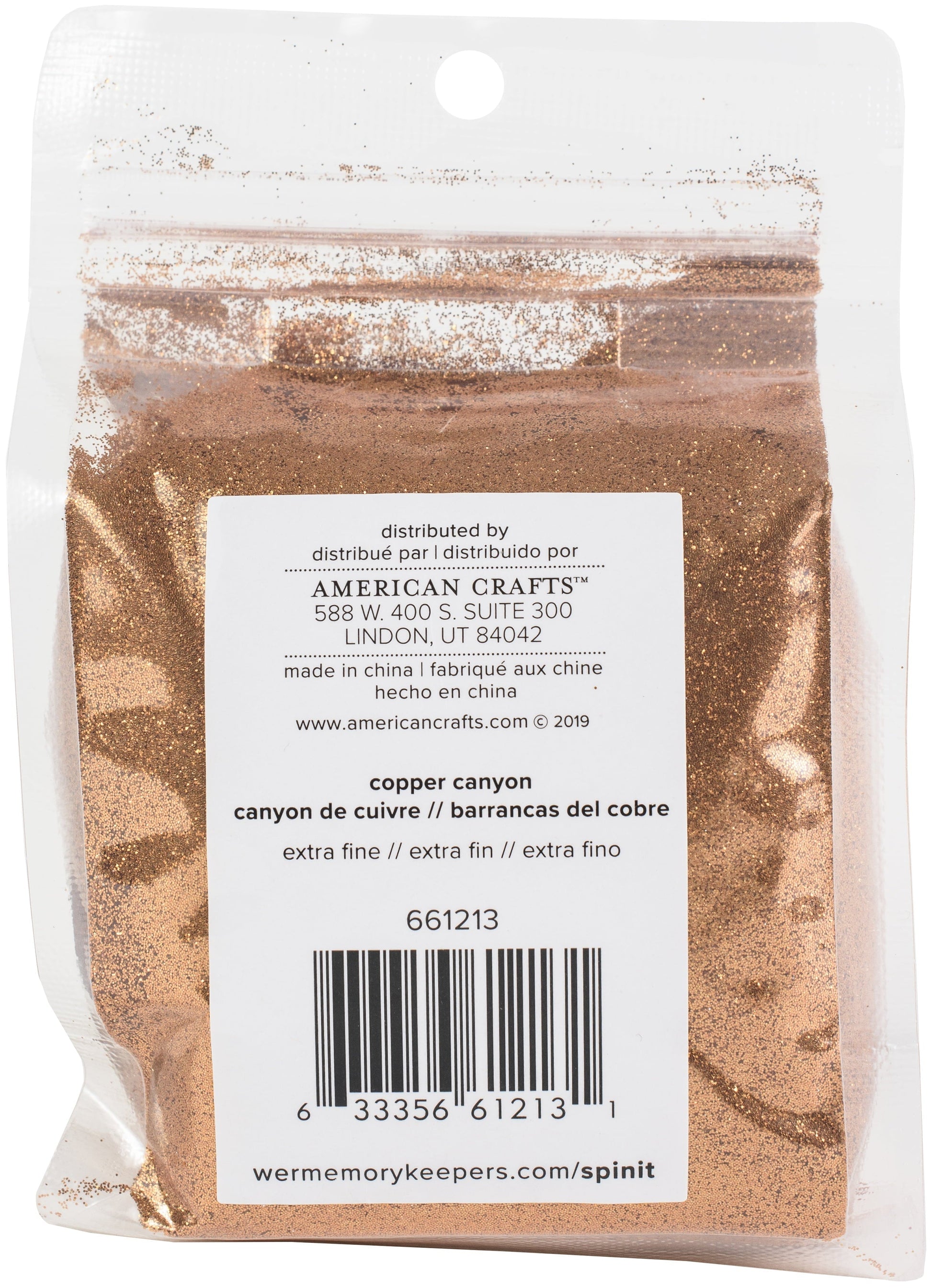 Spin It Extra Fine Glitter 10Oz-Copper Canyon