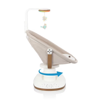 Evenflo Elara 2-In-1 Smart Motion Swing & Soothing Nest, Coastal Coffee