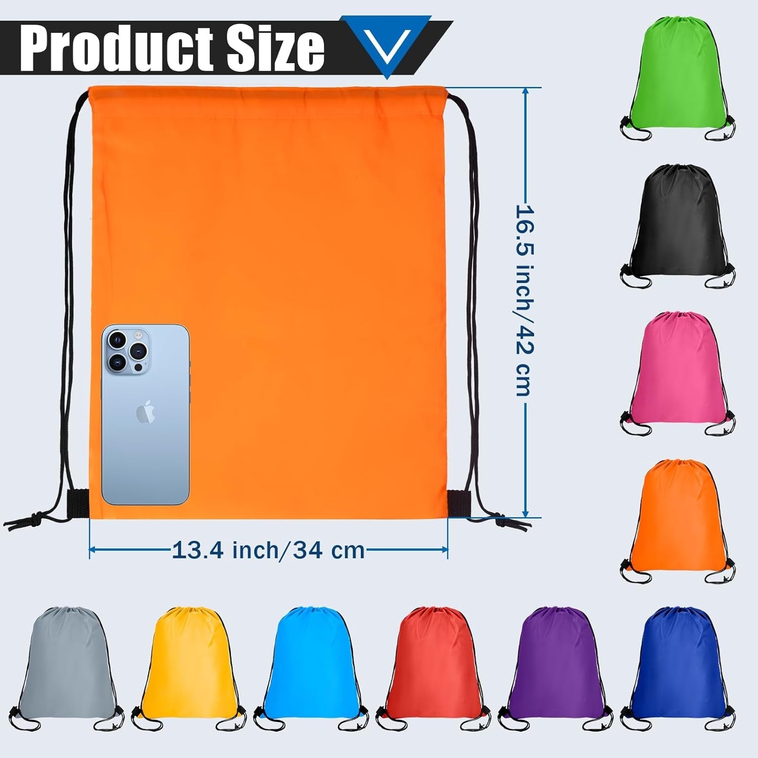Lzerking Customization Bundle: White HTV Vinyl Roll 100Ft + 50 Drawstring Backpacks