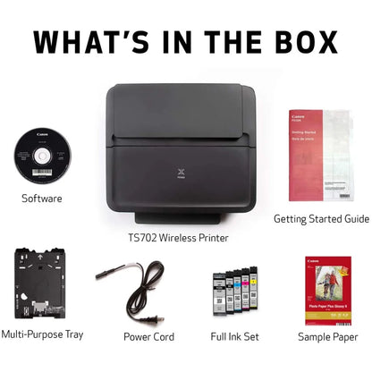 Canon PIXMA Ts702A Compact Wireless Inkjet Printer