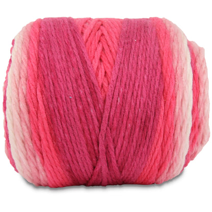Threadart Ombre Yarn - Big Chunky Yarn Cake, 300G (316 Yards) – Thick Super Bulky #6 for Knitting & Crochet - Variegated 100% Soft Acrylic Fiber - Cherry Blossoms 07