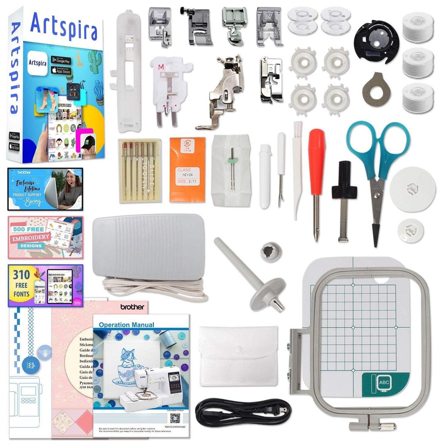 Brother SP-1 Sublimation Printer with SE700 Combo Embroidery Machine