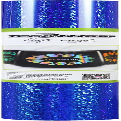 Sparkle Blue Holographic Vinyl Permanent Metallic Chrome Vinyl 1Ft X 5Ft