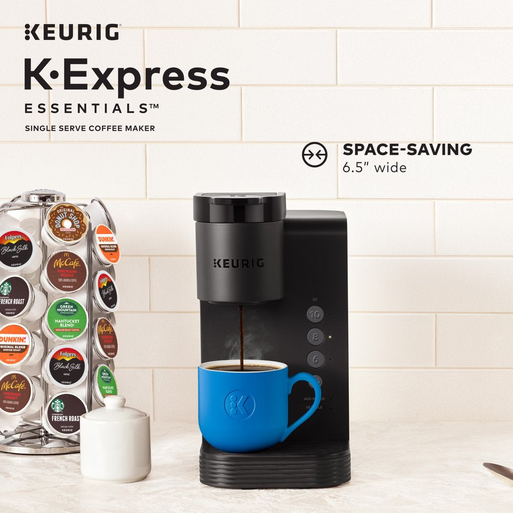 K-Express Essentials Single Serve K-Cup Pod Coffee Maker, Black