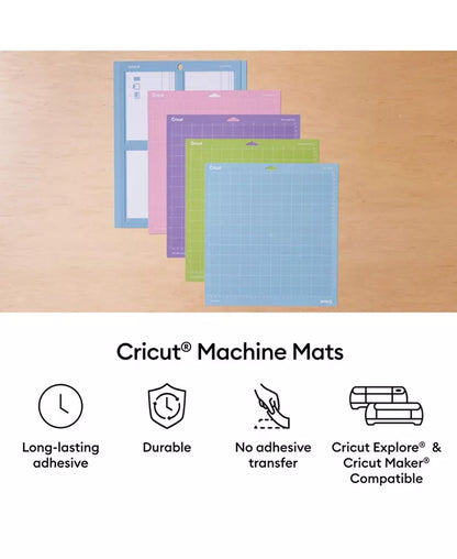 Light Grip Machine Mat - 12 in X 12 in (6 Ct)