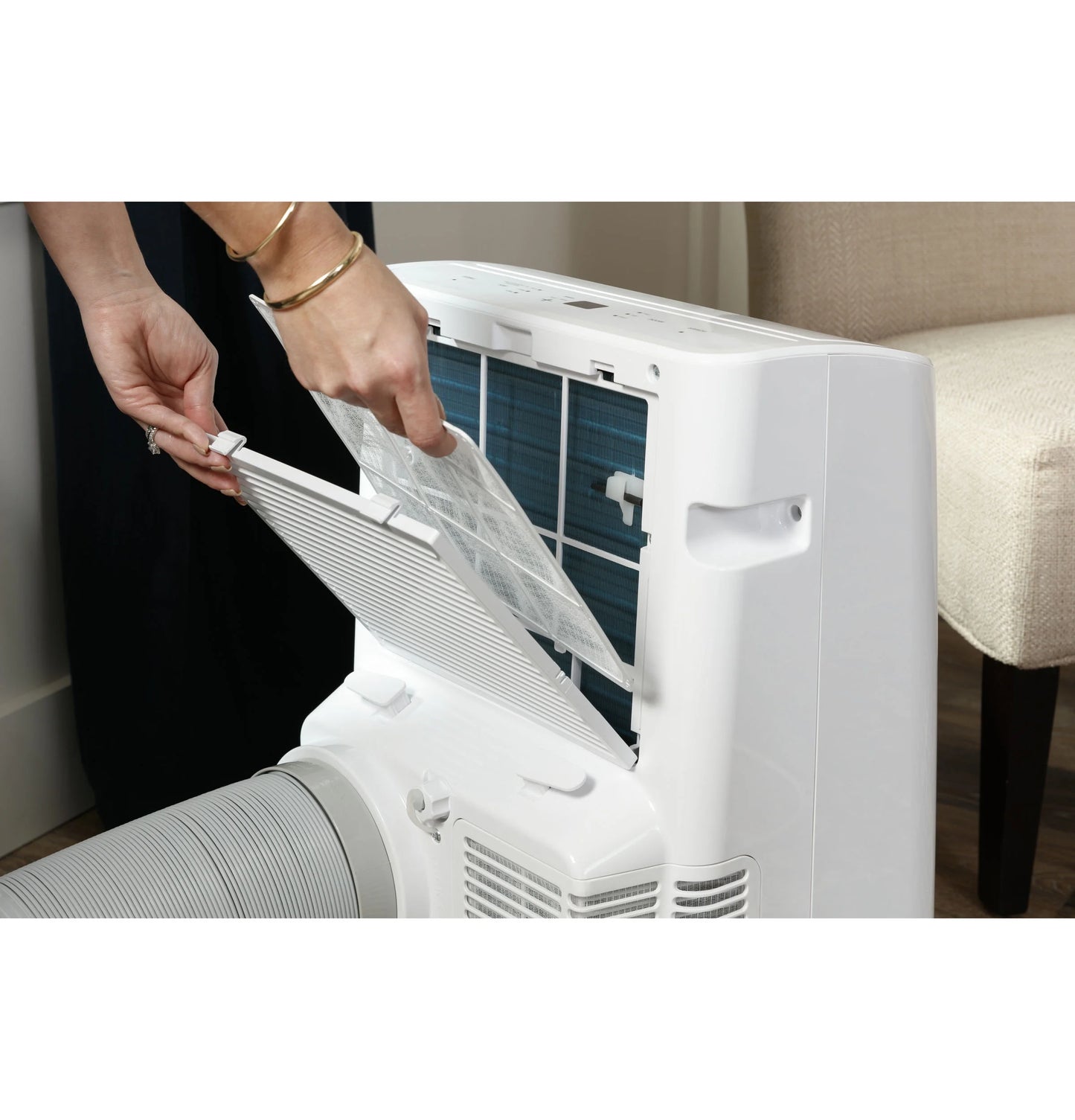 7800 BTU 3-In-1 Portable Air Conditioner for 350 Sq Ft, White