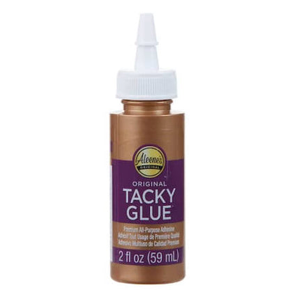 Aleene's Original Tacky Glue, All Purpose Adhesive, Perfect for Crafts and DIY Projects, Dries Fast and Clear, 2 fl