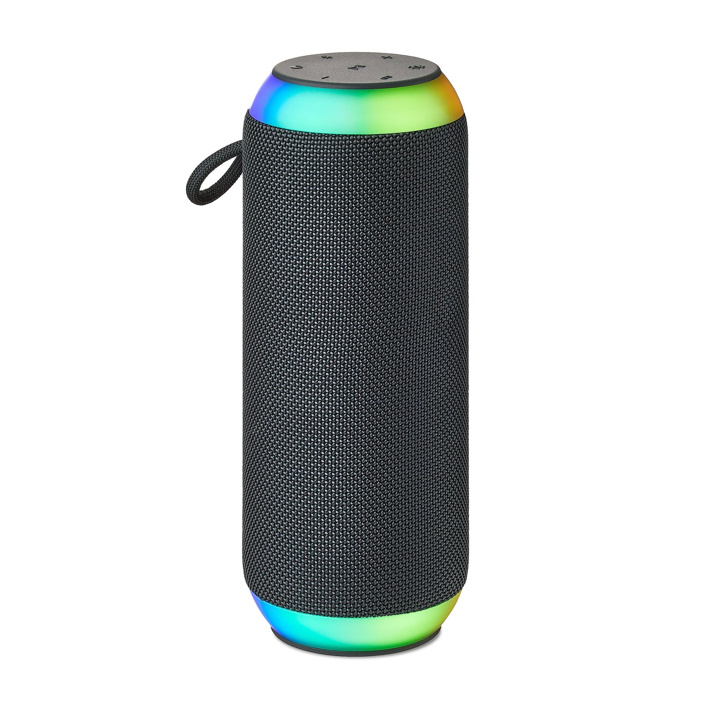 Large Rugged Speaker with Bluetooth Wireless Technology and LED Lighting, Gray