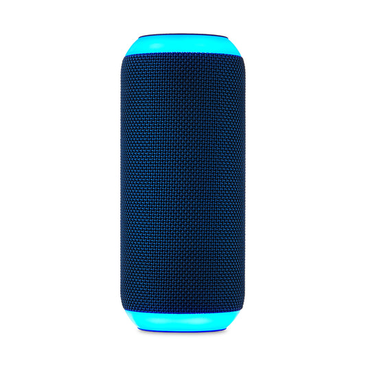 Medium Rugged Speaker with Bluetooth Wireless Technology and LED Lighting, Navy