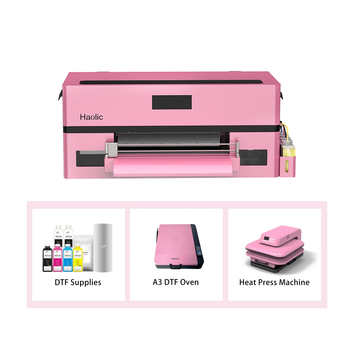 Haolic 13" Pink A3 XP-1 Pro DTF Printer