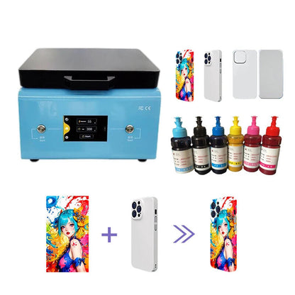 DIY 3D Sublimation Vacuum Heat Press Machine Phone Case Heat Transfer Printer