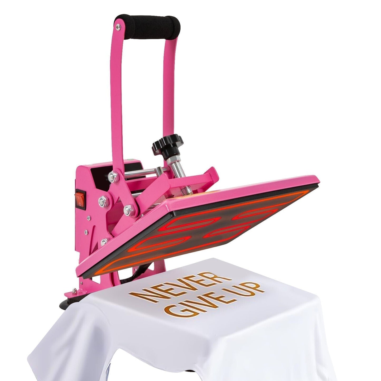 NEW 11.8*9inches Heat Press Machine FOR DIY T Shirts/T Shirt Press Machine Pink