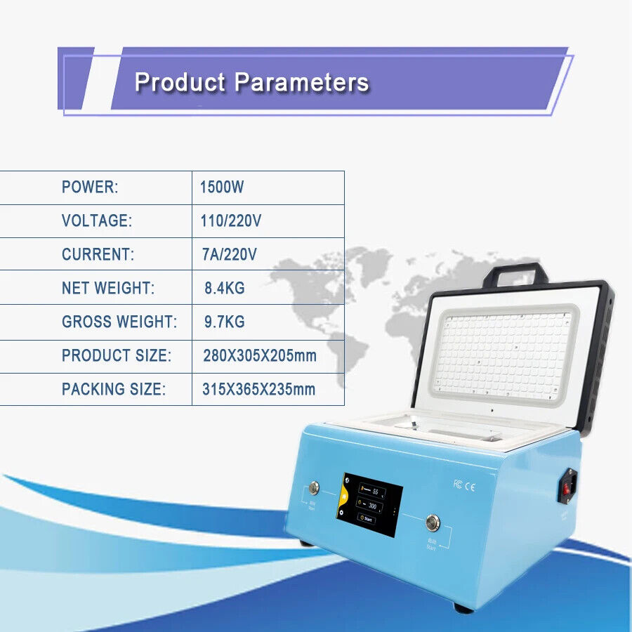 DIY 3D Sublimation Vacuum Heat Press Machine Phone Case Heat Transfer Printer