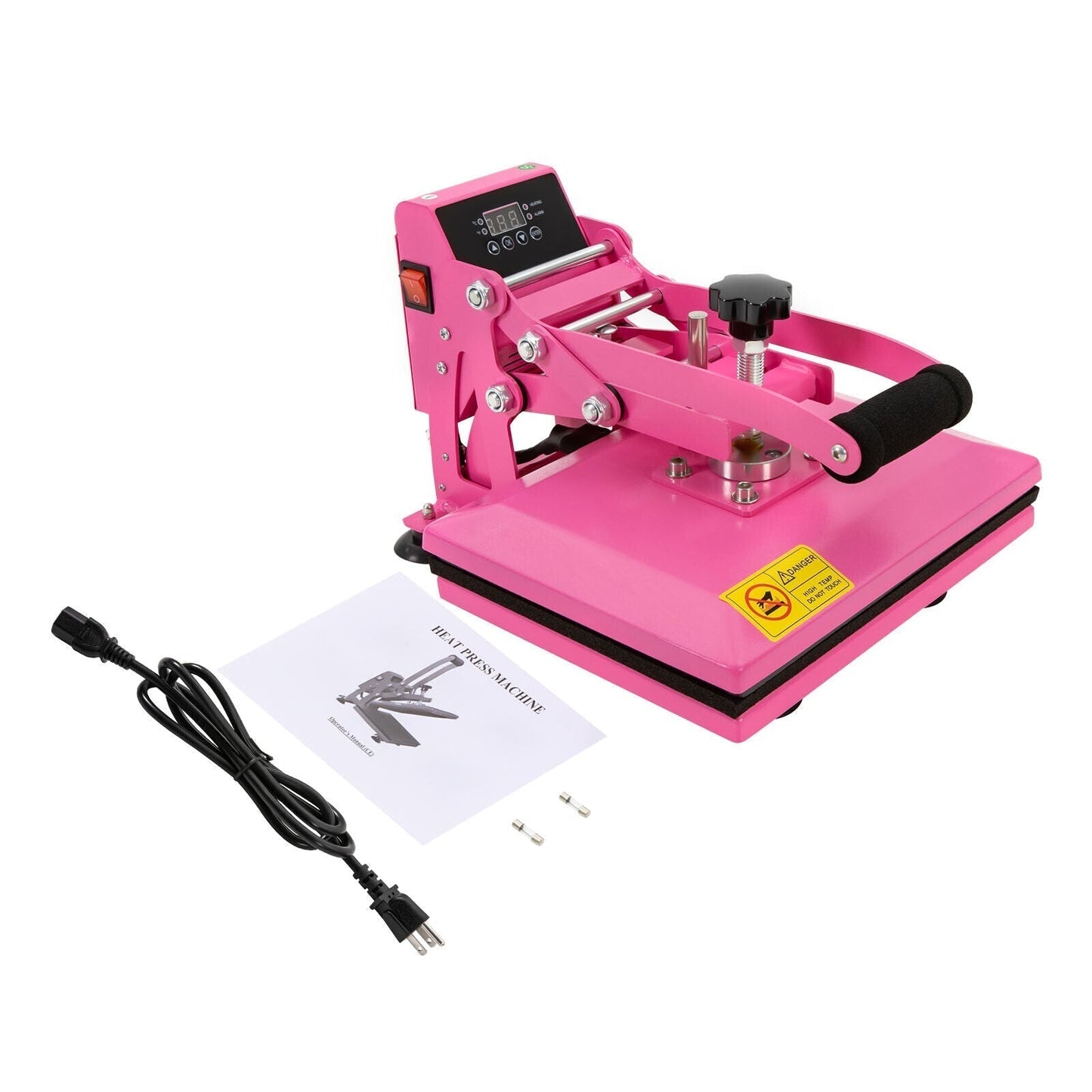 NEW 11.8*9inches Heat Press Machine FOR DIY T Shirts/T Shirt Press Machine Pink