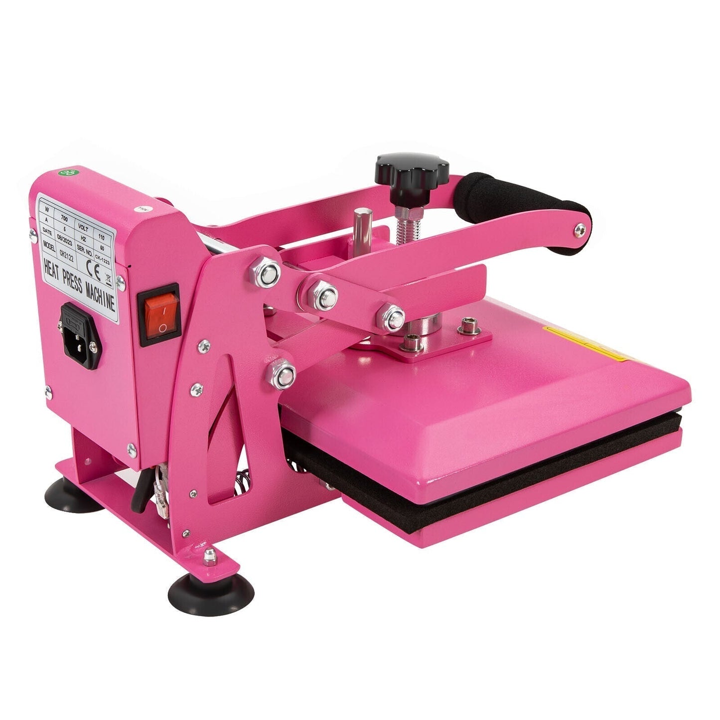 NEW 11.8*9inches Heat Press Machine FOR DIY T Shirts/T Shirt Press Machine Pink
