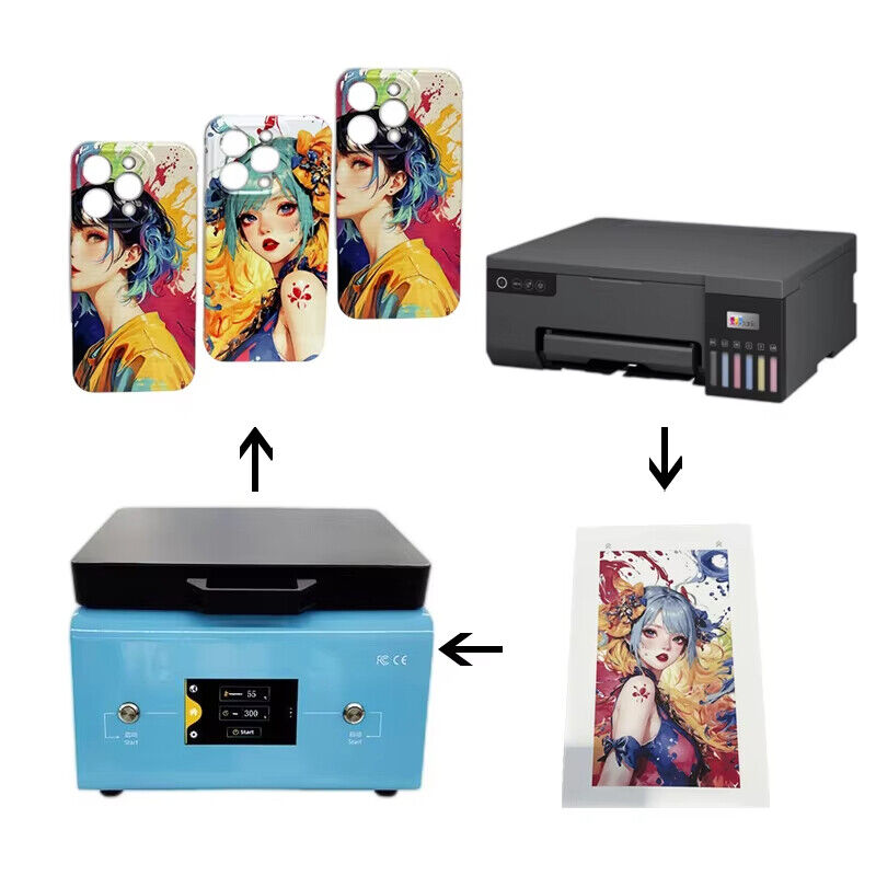 DIY 3D Sublimation Vacuum Heat Press Machine Phone Case Heat Transfer Printer