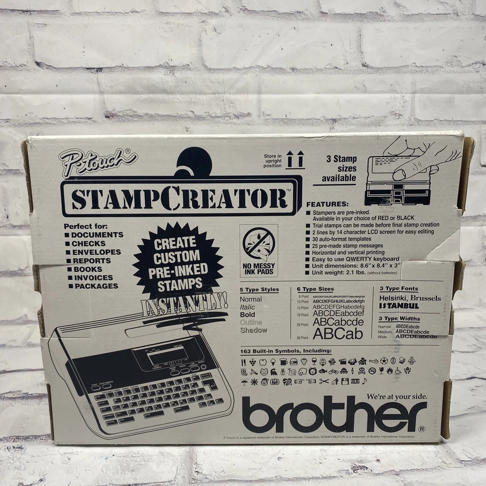 Brother P-Touch Stamp Creator Model Sc-100