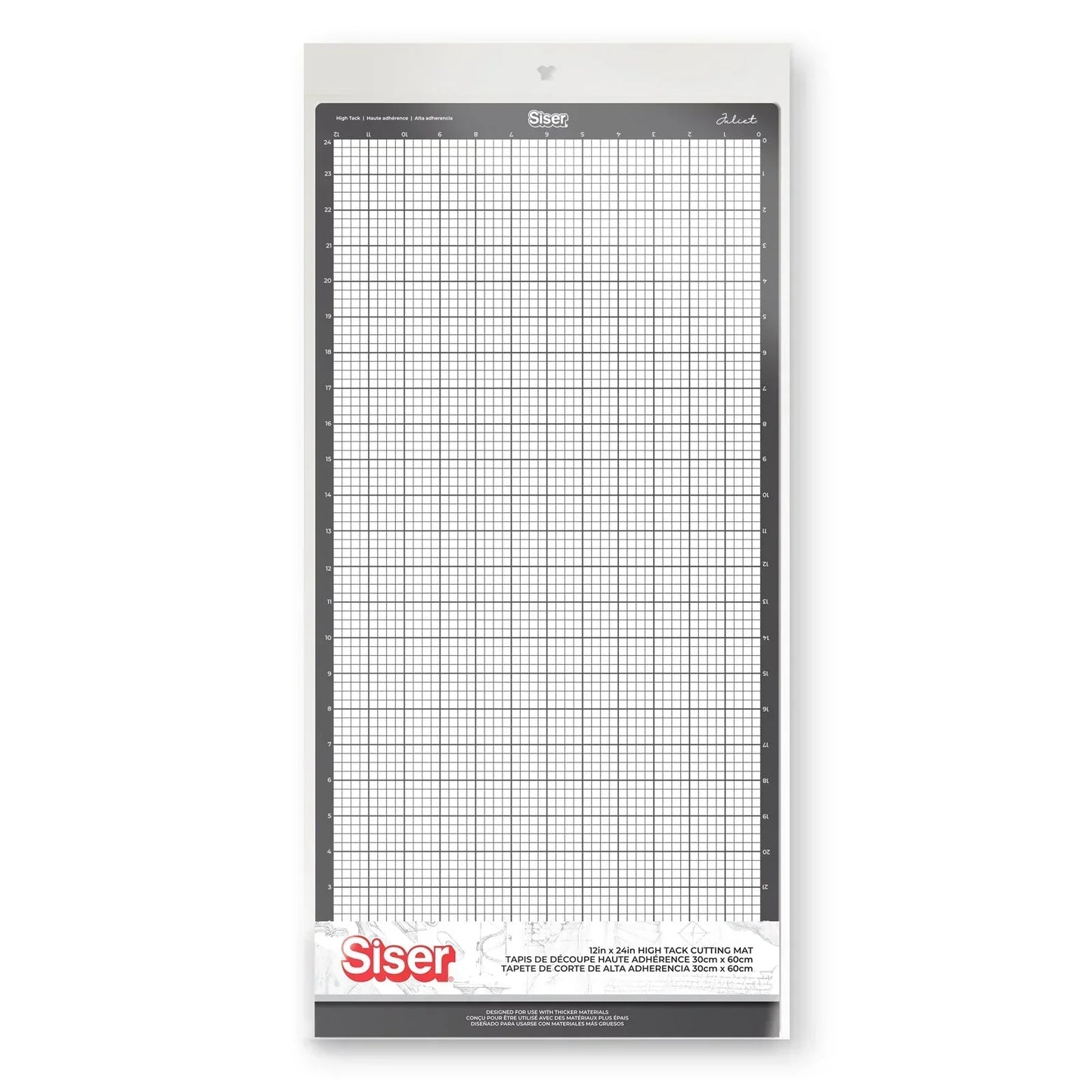 Siser Juliet High Tack Cutting Mat - Gray 12" x 24"