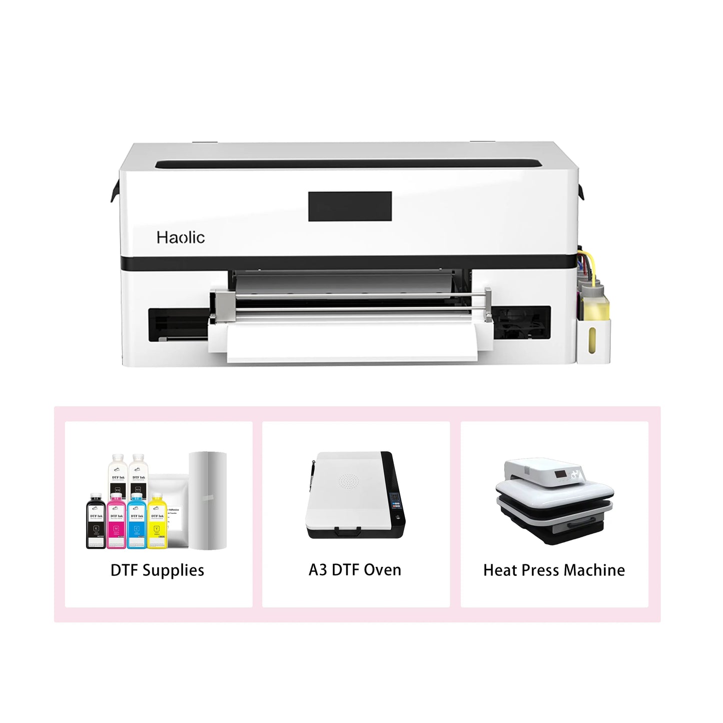 Haolic 13" Pink A3 XP-1 Pro DTF Printer