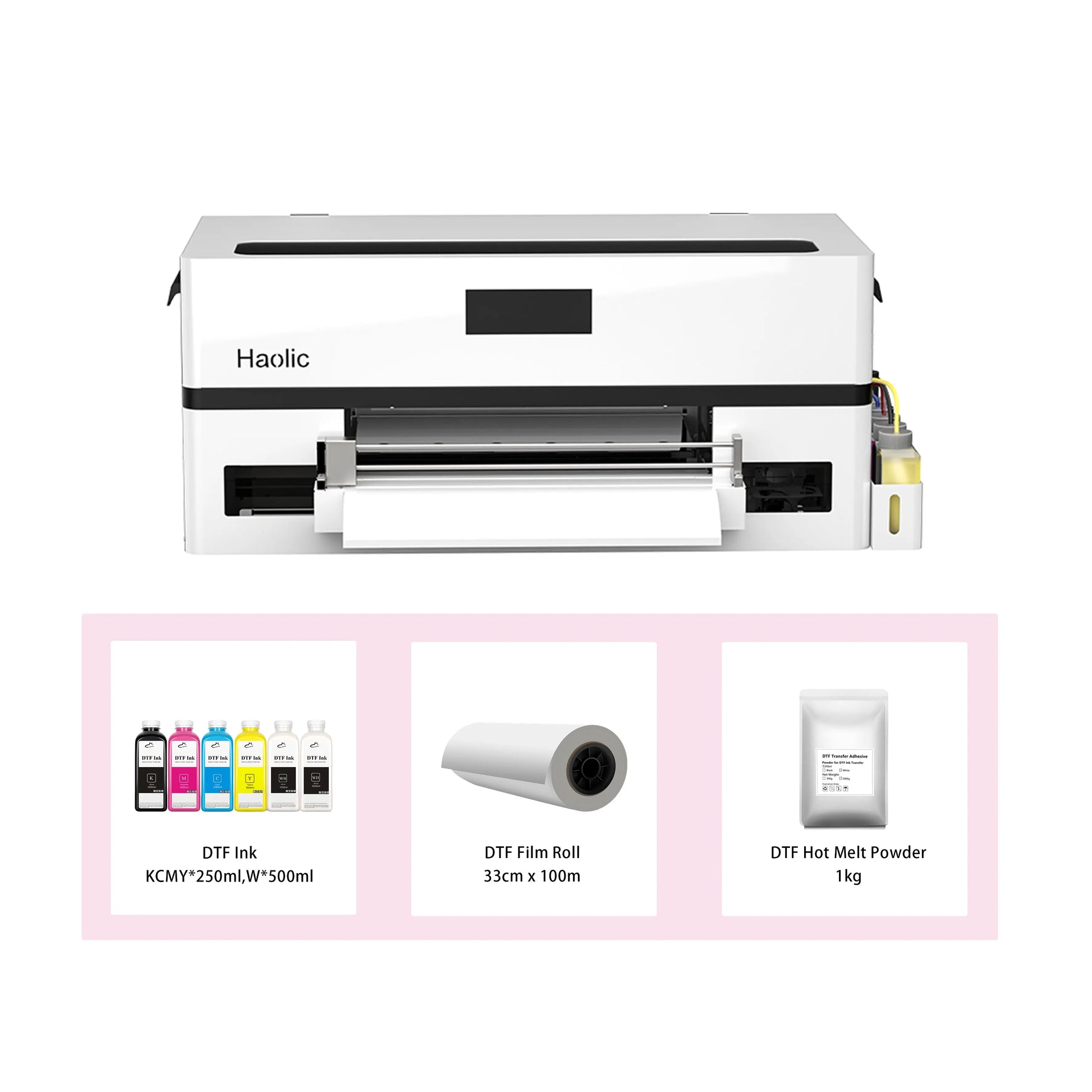 Haolic 13" Pink A3 XP-1 Pro DTF Printer