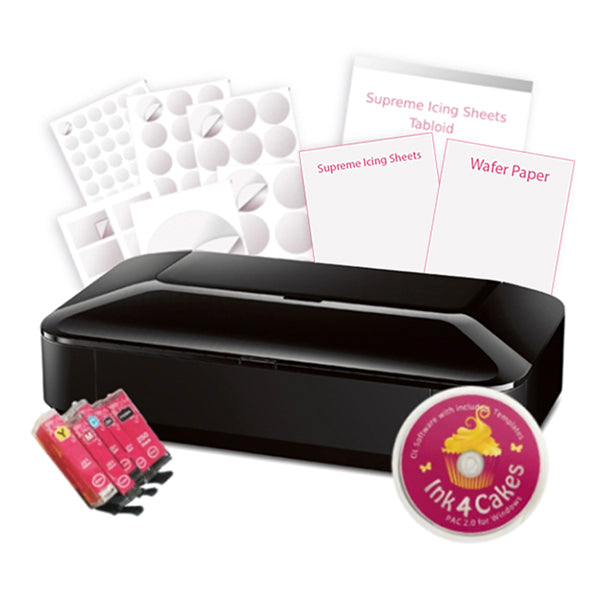 Ink4Cakes Edible Printer CW8 Cupcake and Cookie Kit